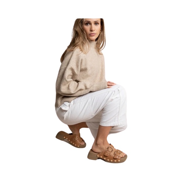 Kelsi Dagger Jolt Tan Clog Sandals brand new size 8 - Picture 1 of 9